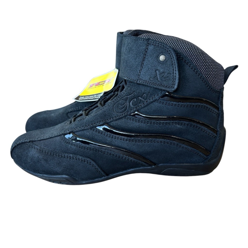 TCX X Square‎ Motorcycle Boots Womens 6.5 US 38 EU Black Biker Moto CE Certified - Picture 2 of 16